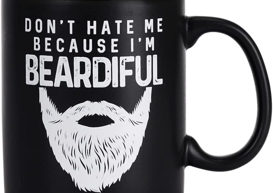 Amazon.Com: Funny Coffee Mugs For Men - Birthday, Christmas Gifts For Beard  Lovers - Bearded Dad, Brother, Uncle, Boyfriend, Husband Gift Ideas -  Novelty Manly Macho Mens Present - Beardiful Matte Black